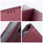 Dėklas Magneto Book Case skirtas Xiaomi Redmi 9A – Burgundy