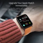 Apyrankė DUX DUCIS YA Genuine Leather Strap skirta Apple Watch 42,44,45,49mm – Brown