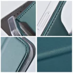 Dėklas Magneto Book Case skirtas Xiaomi Redmi Note 11 Pro, Note 11 Pro 5G – Dark Green