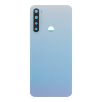 Galinis dangtelis su kameros stikliuku skirtas Xiaomi Redmi Note 8 - White - OEM